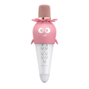 Forever, Mikrofon Z Głośnikiem, Bluetooth, Ams-200, Różowy - Mikrofony komputerowe - miniaturka - grafika 1
