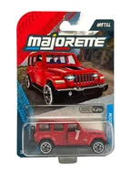 Samochody i pojazdy dla dzieci - MAJORETTE SHOWROOM JEEP WRANGLER 4XE CZERWONY 1:64 8502000000 - miniaturka - grafika 1
