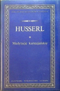 Medytacje kartezjańskie - Filozofia i socjologia - miniaturka - grafika 1