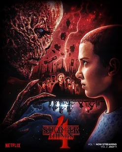 PODKŁADKA POD MYSZ Nadruk 22x18 cm Oryginalny Stranger Things 4 Prezent - Podkładki pod mysz - miniaturka - grafika 1