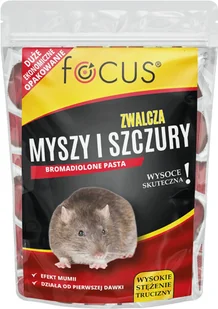 Trutka na myszy i szczury pasta bromadiolone Focus 2.5 kg - Zwalczanie i odstraszanie szkodników - miniaturka - grafika 1