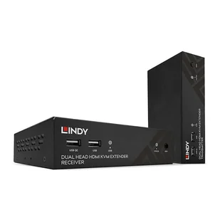 Lindy 39374 przedłużacz KVM Nadajnik i odbiornik - Przełączniki KVM - miniaturka - grafika 1
