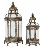 Dekoracje domu - Lampa India House , metal szkło, 118135 - miniaturka - grafika 1