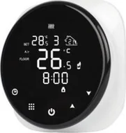 Grzałki do akwarium - Termostat do ogrzewania elektrycznego, 16A, WI-FI, okrągły, kolor czarny, model 001 - miniaturka - grafika 1