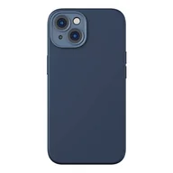 Etui i futerały do telefonów - Baseus Zestaw ochronny Liquid Silica etui i szkło hartowane do iPhone 14 (niebieski) - miniaturka - grafika 1