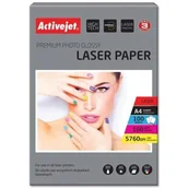 Papier do drukarek - ActiveJet Papier fotograficzny błyszczący A4 100 szt 160g AP4-160G100L - miniaturka - grafika 1