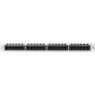 Lanberg Patch panel 24 port 1U CAT.5e Szary PPU5-1024-S - Akcesoria do szaf serwerowych - miniaturka - grafika 1