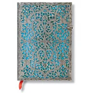 Notesy i bloczki - Hartley&Marks Publishers Ltd Hartley&Marks, stylowy notatnik, Maya Blue Midi Linia - miniaturka - grafika 1