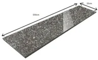 Kostki brukowe i krawężniki - Parapet Stopnica granitowa brązowa polerowana G664 150x33x2 Królewski Brąz - miniaturka - grafika 1