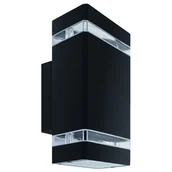 Lampy ogrodowe - Ideus Elewacyjny kinkiet BRUNO 04007 ścienna lampa IP54 czarny 04007 - miniaturka - grafika 1