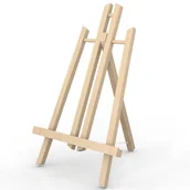 Ramki na zdjęcia - Sztaluga stołowa z drewna bukowego 23 x 40 cm - składana sztaluga do zdjęć trójnożna sztaluga do siedzenia - miniaturka - grafika 1