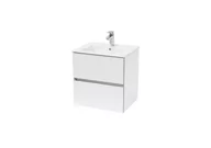 Szafki łazienkowe - Roca Zestaw łazienkowy biały Cube A85119A806 A85119A806 - miniaturka - grafika 1