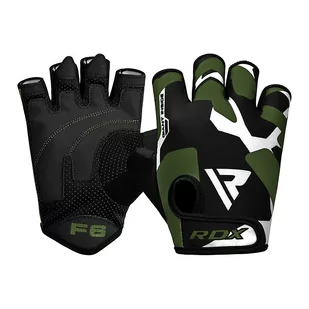 Rękawiczki treningowe RDX Sumblimation F6 czarno-zielone WGS-F6GN XL - Rękawice do ćwiczeń - miniaturka - grafika 1