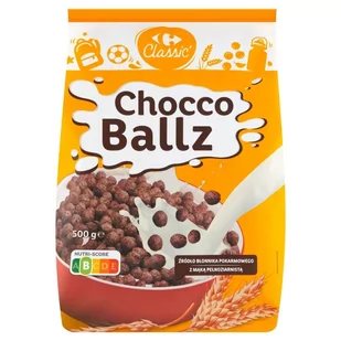Carrefour Classic Chocco Ballz Kuleczki zbożowe o smaku czekoladowym 500 g - Płatki śniadaniowe i musli - miniaturka - grafika 1