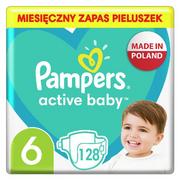 Pieluchy - Pampers PROCTER & GAMBLE Active Baby 6 13-18 kg pieluchy x 128 szt - miniaturka - grafika 1