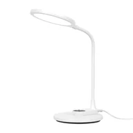Lampy stojące - Lampka biurkowa z dotykowym panelem K-BL1153 BIAŁY z serii GAJA - miniaturka - grafika 1