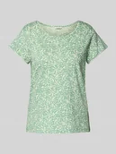 Koszulki i topy damskie - T-shirt o kroju regular fit z czystej bawełny - miniaturka - grafika 1