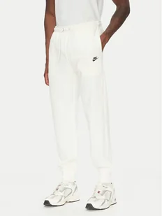 Nike Spodnie dresowe FN3801 Écru Regular Fit - Spodnie sportowe męskie - miniaturka - grafika 1