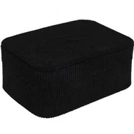 Pudełka i szkatułki - Mała szkatułka na biżuterię, sztruks, 19 x 13,5 x 8 cm - miniaturka - grafika 1