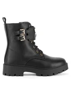 Buty dla dziewczynek - DeeZee Trzewiki CM231117-2 Czarny - miniaturka - grafika 1