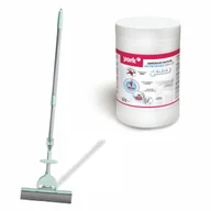 Miotły, szufle, mopy - York Mop gąbkowy do mycia podłóg SATURN + kij teleskopowy + Chusteczki nawilżane antybakteryjne LONG LIFE Tuba oficjalny sklep internetowy 5903355140542 - miniaturka - grafika 1