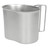 Kuchnia turystyczne i akcesoria - Outdoor FOX MFH Kubek Polowy 500 ml Srebrny 33372 - miniaturka - grafika 1