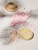 Stroje kąpielowe dla dziewczynek - Reserved - Jednoczęściowy kostium kąpielowy - różowy - miniaturka - grafika 1