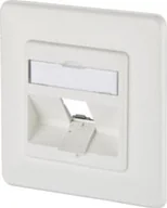Gniazdka elektryczne - Metz METZ CONNECT Puszka połączeniowa Keystone podtynkowa 1 port pusta biała - miniaturka - grafika 1