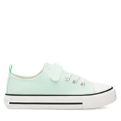 Buty dla dziewczynek - Trampki Nelli Blu CSS20377-27 Zielony - miniaturka - grafika 1