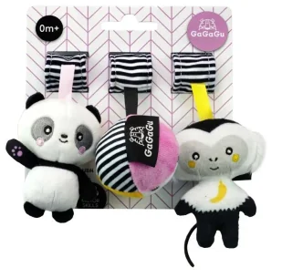 GaGaGu. Zawieszka Panda Małpka Piłka - TM Toys - Zabawki interaktywne dla dzieci - miniaturka - grafika 1