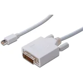 Kable komputerowe i do monitorów - Assmann Kabel DisplayPort 1.1a mini DP-DVI TypA MM1 m [AK-340305-010-W] - miniaturka - grafika 1