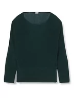 Swetry damskie - s.Oliver BLACK LABEL Damski sweter z dzianiny, zielony, 36 - miniaturka - grafika 1