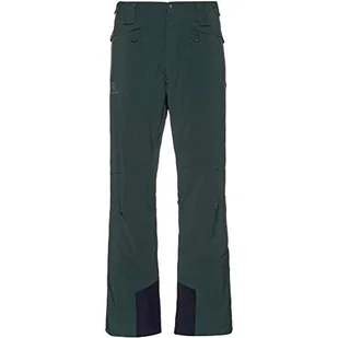 Salomon męskie spodnie narciarskie, ICEMANIA PANT M, materiał: Mieszanka syntetyków, zielone (zielone szczyty), rozmiar M/R, LC1205600 - Spodnie narciarskie - miniaturka - grafika 1