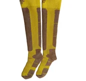 Skarpetki damskie - 4F Skarpety Narciarskie dla Dzieci Zielono-Szare Rozmiar 33-35 - miniaturka - grafika 1