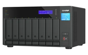 QNAP TVS-h874T NAS Tower Intel® Core™ i7 32 GB DDR4 96 TB HDD QuTS hero Czarny - Serwery - miniaturka - grafika 1