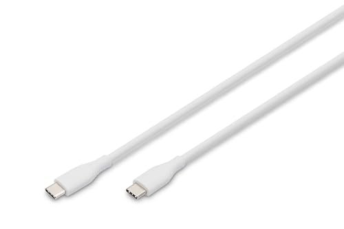 DIGITUS Kabel przyłączeniowy USB 2.0 typ C-C silikonowy M/M 1m w