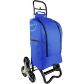 Torby i wózki na zakupy - Wózek na zakupy CASA SI City Line Buddy Niebieski - miniaturka - grafika 1