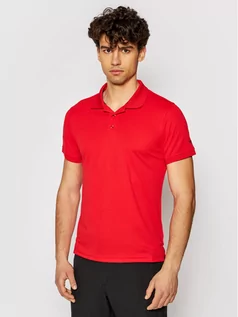 Koszulki męskie - CMP Polo 3T60077 Czerwony Regular Fit - grafika 1
