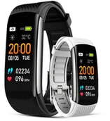 Smartband - Giewont Fit&GO Duo GW200-2 Black + Pasek Ice White - miniaturka - grafika 1