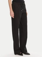 Spodnie damskie - BOSS Spodnie materiałowe Tildina 50543268 Czarny Relaxed Fit - miniaturka - grafika 1