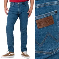 Spodnie męskie - Wrangler LARSTON SLIM TAPERED Sabotage ELASTYCZNY CIENKI DżINS W36 L32 - miniaturka - grafika 1