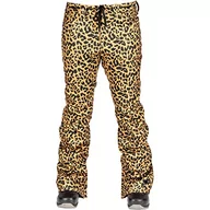 Spodnie damskie - L1 L1 Heartbreaker Twil´20 damskie spodnie snowboardowe, ciepłe, wąskie, rozciągliwe, 2 warstwowe, skinny Fit wielokolorowa Cheetah L 1201-873690 - miniaturka - grafika 1