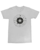 Koszulki i topy damskie - Koszulka na strzelnicę Tarcza Strzelecka Wojskowa Militarna Szara XL - miniaturka - grafika 1