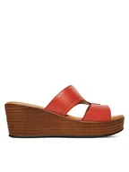 Klapki i japonki damskie - Lasocki Klapki WI16-NYASA-01 Czerwony - miniaturka - grafika 1