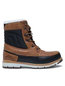 Botki męskie - Kimberfeel Śniegowce Lordan Brązowy - miniaturka - grafika 1