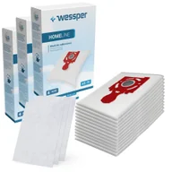 Worki do odkurzaczy - Zestaw Worki Do Odkurzacza Wessper Homeline Zelmer Jupiter Magnat Solaris Safbag, 12 Szt. + Filtr, 3 Szt. - miniaturka - grafika 1
