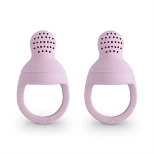Gryzak Do Przekąsek 2-pack Soft Lilac Mushie - Gryzaki dla dzieci - miniaturka - grafika 1
