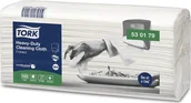 Ręczniki papierowe - Tork Tork 530179 - Czyściwo włókninowe w odcinkach, wielorazowe, białe - 105 sztuk - miniaturka - grafika 1