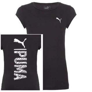Bluzki damskie - PUMA t-shirt koszulka bluzka dziewczęca 128 - grafika 1