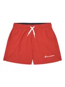 Spodenki damskie - Champion Szorty kąpielowe 306772 Czerwony Regular Fit - miniaturka - grafika 1